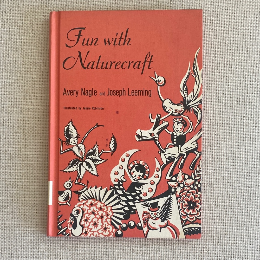 Fun with Naturecraft Vintage Hardcover Children’s Book by Avery Nagle 1967